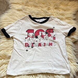 Zara kids girls Disney 101 Dalmations tee